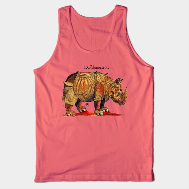 Durer's Rhinoceros in Color Tank Top by Pixelchicken